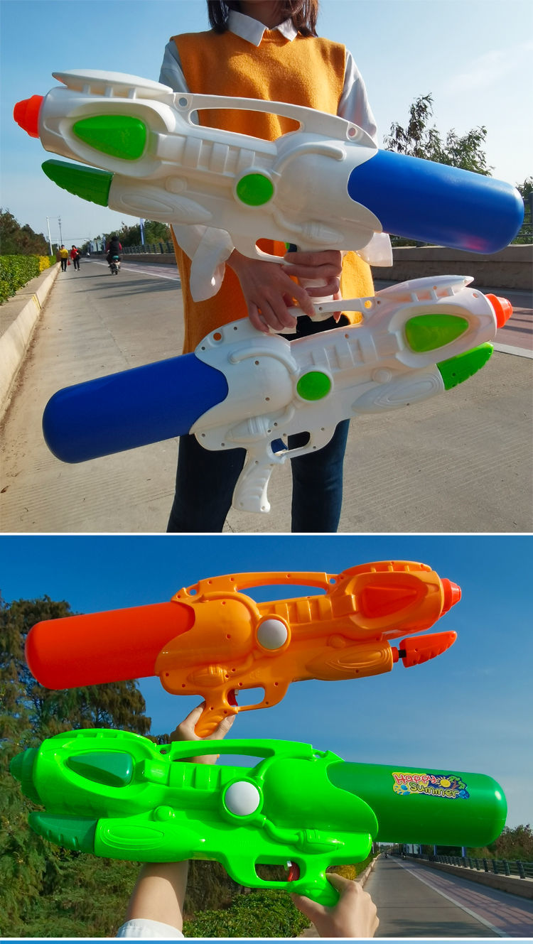 大人成人男孩儿童呲滋抽拉式高压打水仗神器大号白1800ml打气按扳机