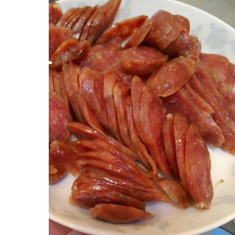 河南信阳罗山土特产腊味腊肠麻辣香肠正宗农家自制土猪肉晾晒500克