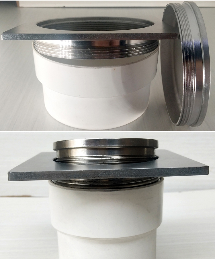 不锈钢清扫口不锈钢地面扫除口地面检修检查口dn50 dn75 dn110 dn110