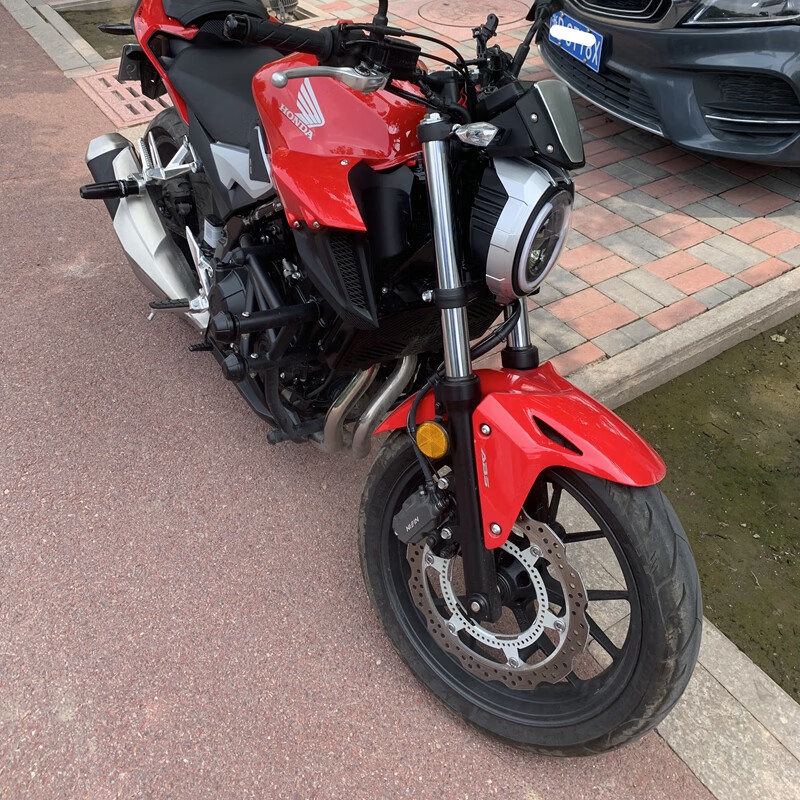 cb400f适用本田摩托车改装cb300r无损安装车灯cb650r圆灯大灯总成