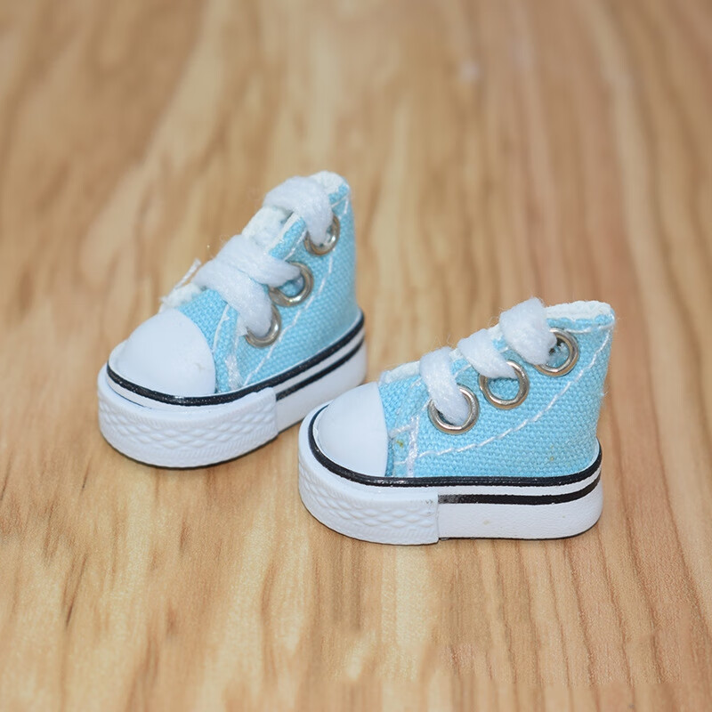 迷你抖音鞋钥匙扣手指鞋创意网红小鞋子手指舞小鞋帆布鞋手指鞋黑色一