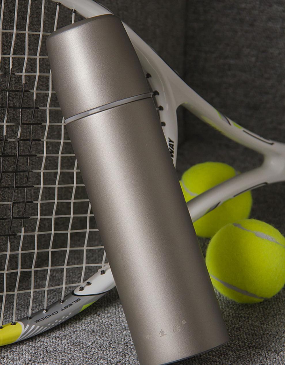 子弹头保温杯钛保温杯男女士便携头茶杯双层大容量钛水杯订制战狼喷砂