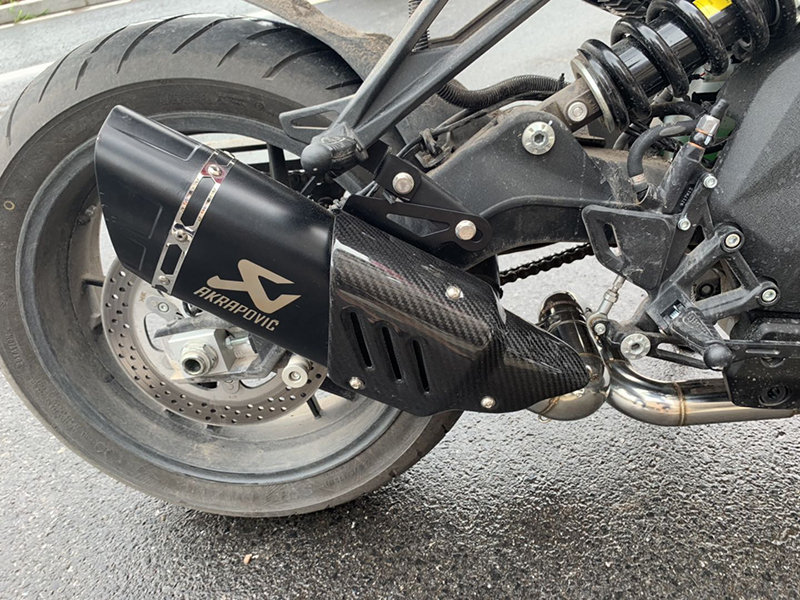 22款qj钱江新款赛600改装配件适用摩托车追600排气管中段排气管中段