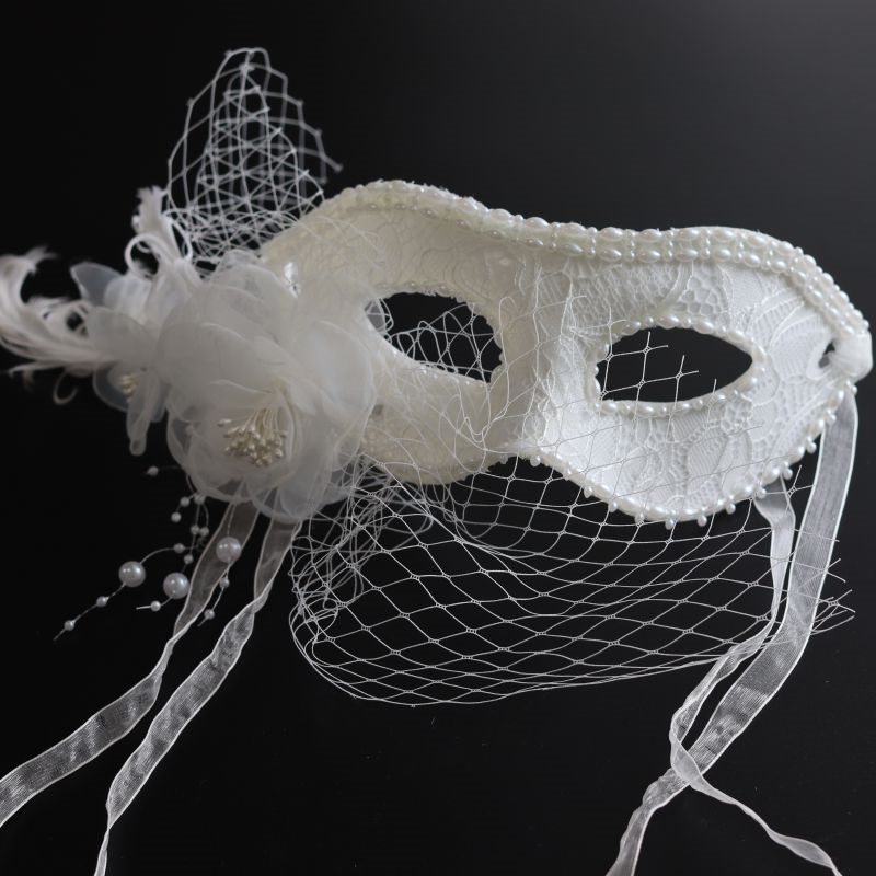 万代【抖音爆火】面具半脸下男女 面具酷蒙面歌王纱遮播变装神秘男二