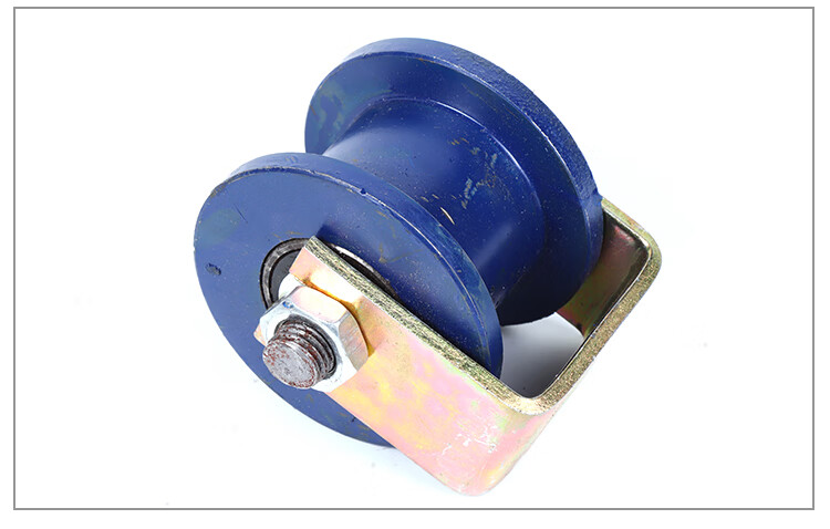 双边滑轮h型轻轨轨道轮工字钢重型方管轨道轮方槽铁钢轮定制 100h型