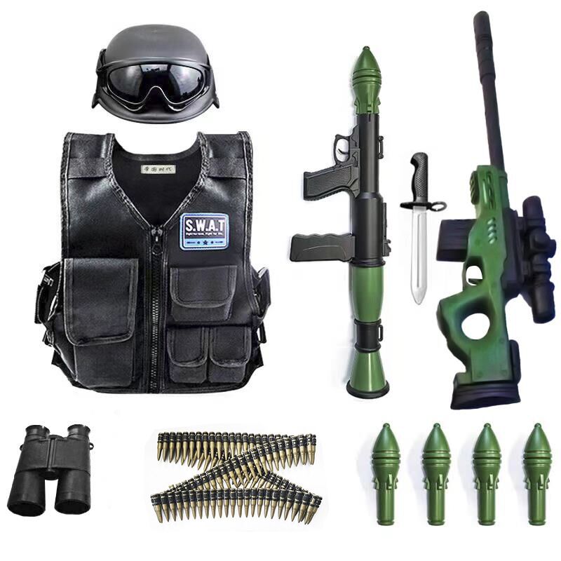 火箭筒玩具50cm火箭炮发射rpg男孩绝地吃鸡音乐儿童弹射 炮弹2【单拍