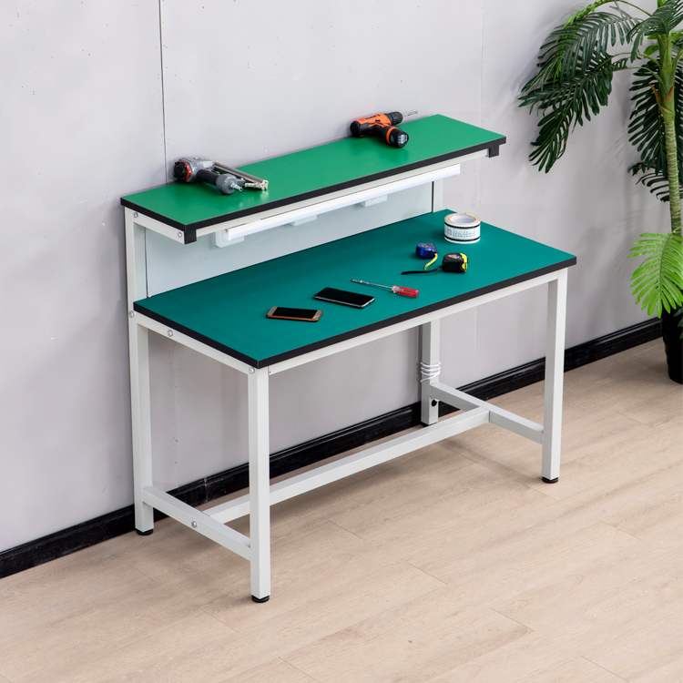 防静电工作台 试验台 工作带灯焊接桌子手机维修工厂车间生产线流水线