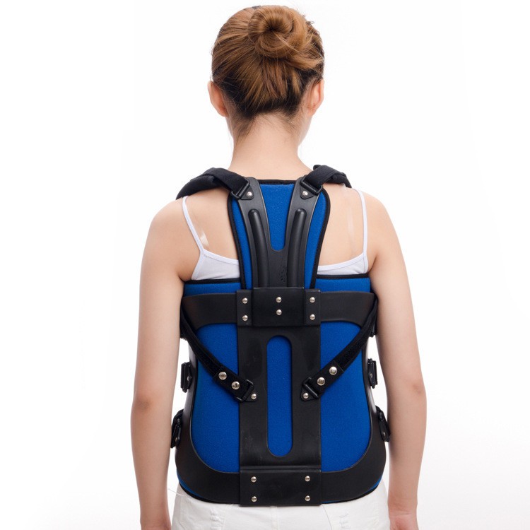 可调式脊柱侧弯固定器a脊柱过伸固定支具a胸腰椎康复固定支撑 白色 m