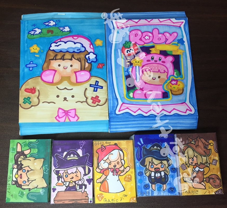 万代 小学生自制盲盒可爱美媚/cutegir原盲盒,小学生自制盲盒内含7个