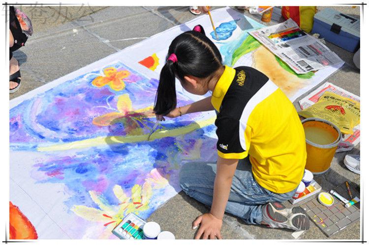 白布布料百米画布百米长卷幼儿园活动百米画卷画画布涂鸦布长画卷y 涤