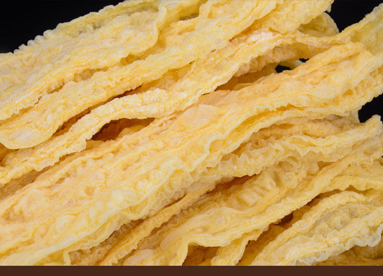 广西桂平油炸腐竹腐皮火锅炸潮汕炸腐竹响铃油炸腐竹1斤试吃装整条装