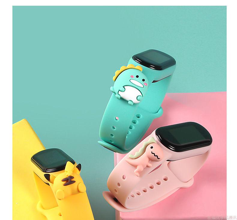 岚兮冉小米手环3456腕带卡通公仔四五代通用nfc版替换手表带公仔款