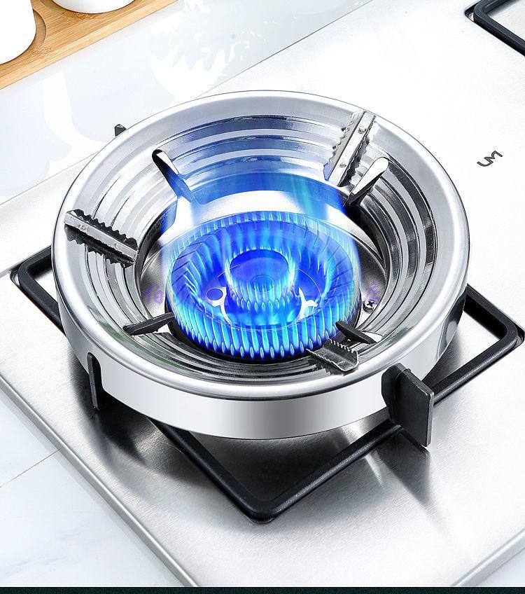 煤气灶燃气灶聚火节能罩防风防火罩不锈钢节能罩通用聚火防风罩燃气灶