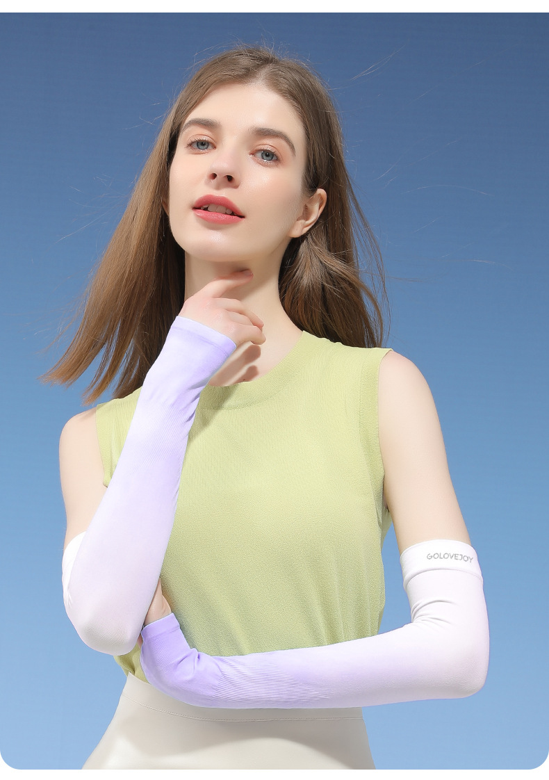 冰丝防晒袖套男手臂套袖骑行冰手袖女户外运动钓鱼开车护臂套袖子took