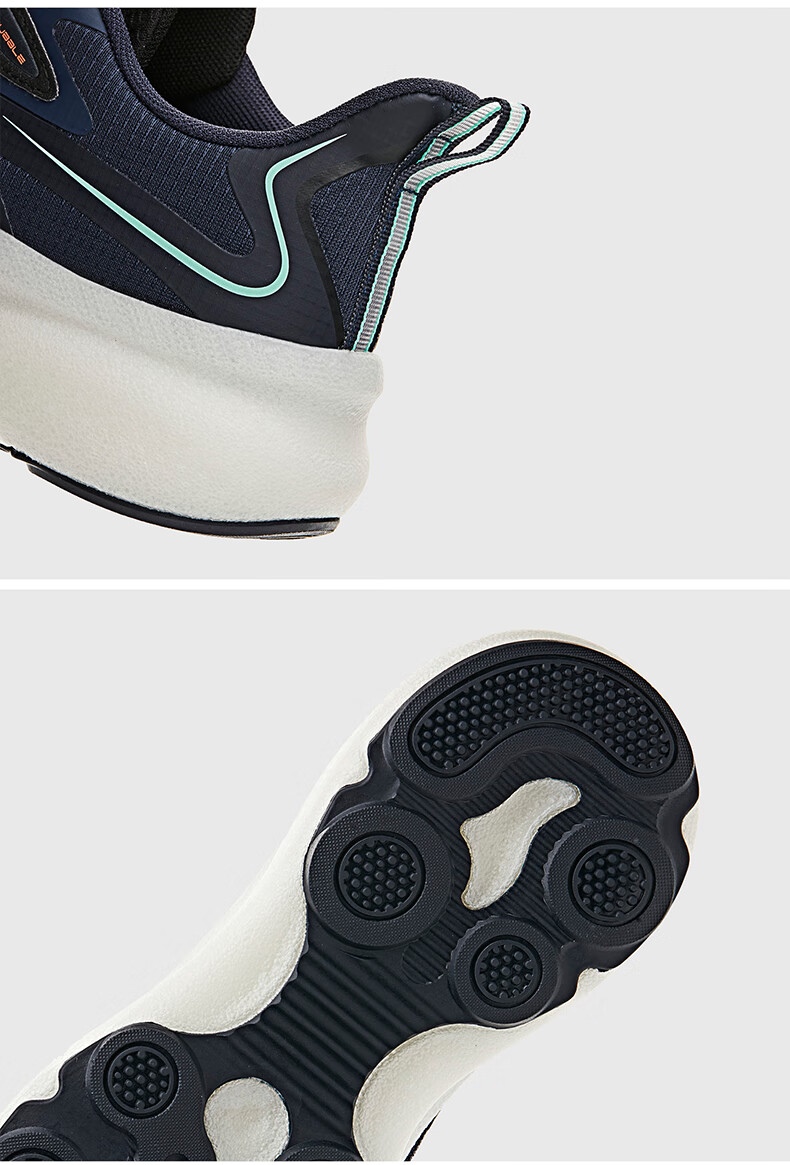 安踏bubble泡泡运动鞋anta跑步鞋男2021夏季新款网面透气轻便男子跑鞋