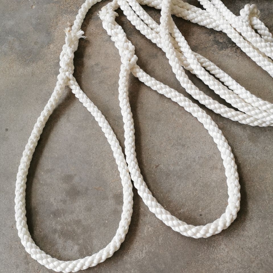 船用缆绳耐磨船绳涤纶锦纶游艇三股捆绑绳货车牵引绳劲诚14毫米10米