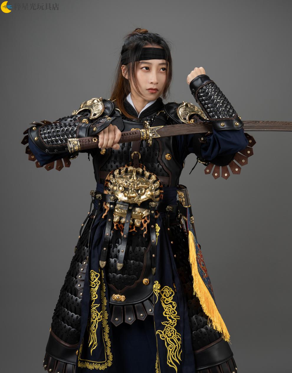 优捷咖迷铭乐 [trn] 宋 明扎甲 札甲 甲胄 真人可穿 中式盔甲 将校