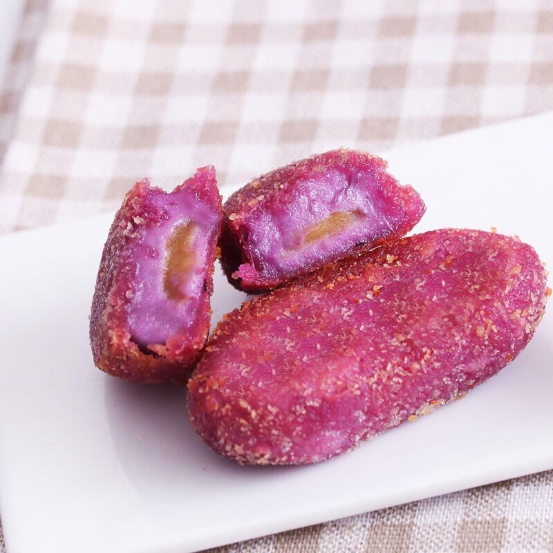 千味央厨紫薯豌豆派豌豆球280克/袋油炸冷冻小吃点心 6袋豌豆派【图片