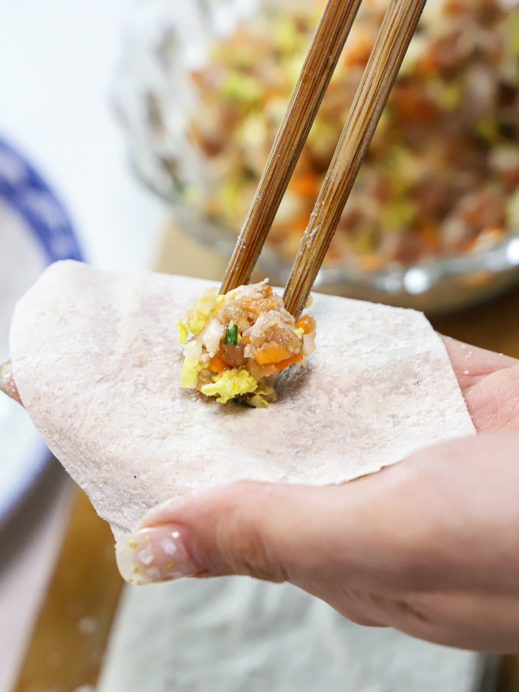 福建福州特产手工干燕皮肉燕皮大馄饨皮扁食云吞水饺子皮500g