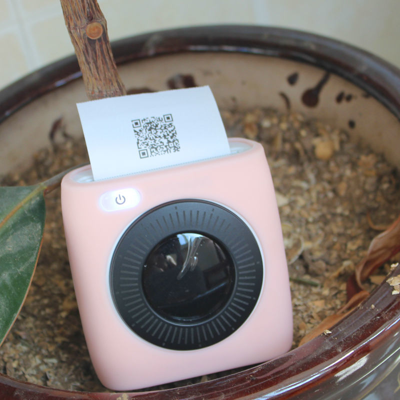 喵喵机水晶壳硅胶套热敏打印机保护套粉色绿白色保护防摔 水晶壳(粉色