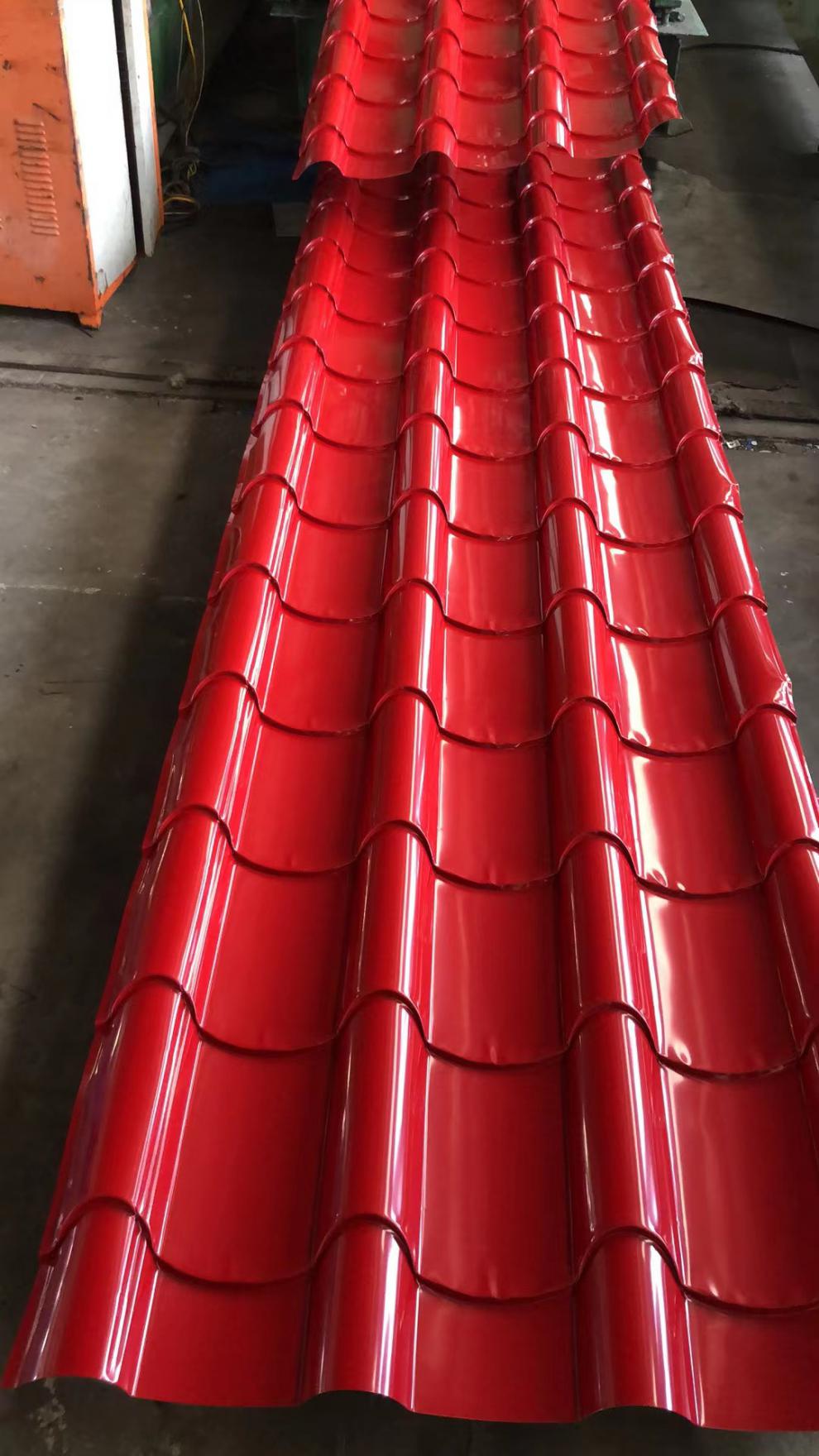 3003防腐铝瓦楞板合金屋面厂房瓦片屋顶铝瓦定制铝合金瓦 彩铝滴水