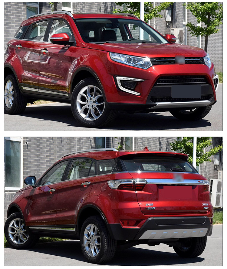 适用于江铃驭胜s330前保险杠后保险杠原车饰板前后包围汽车配件 蓝色