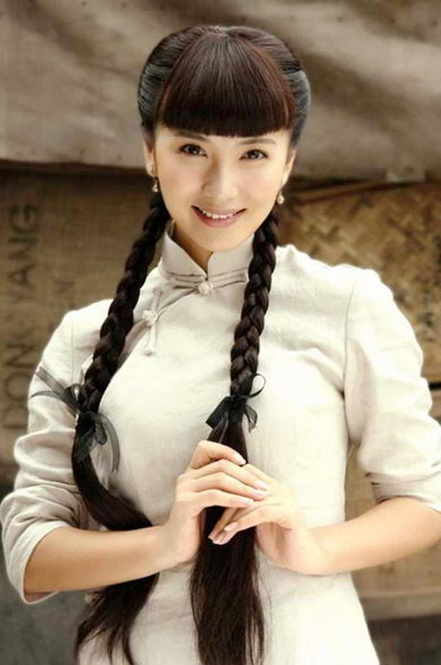 世雅民国假发双辫子马尾辫古装旗袍影楼拍摄双麻花辫女鱼骨辫送头绳