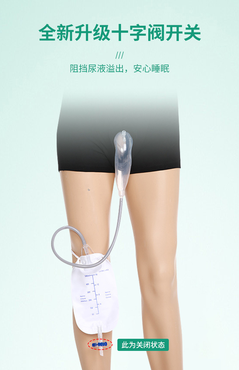 老人尿失禁接尿器男用瘫痪病人集尿神器儿童外出行走防漏尿袋内裤