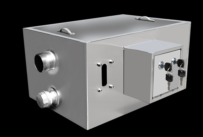 耐坚油水分离器过滤器饭店不锈钢隔油池污水处理小型餐饮厨房专用过油