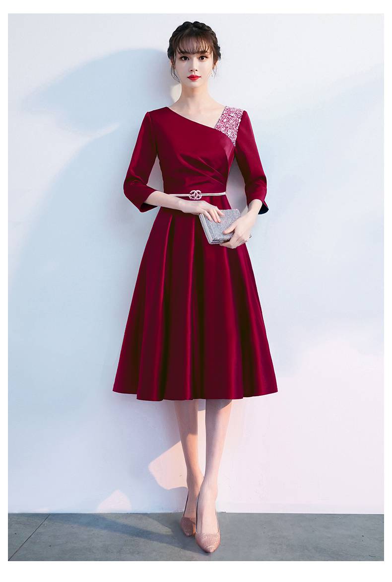 俞兆林红色晚礼服女气质宴会高端新娘敬酒服感妈妈参加婚礼连衣裙夏