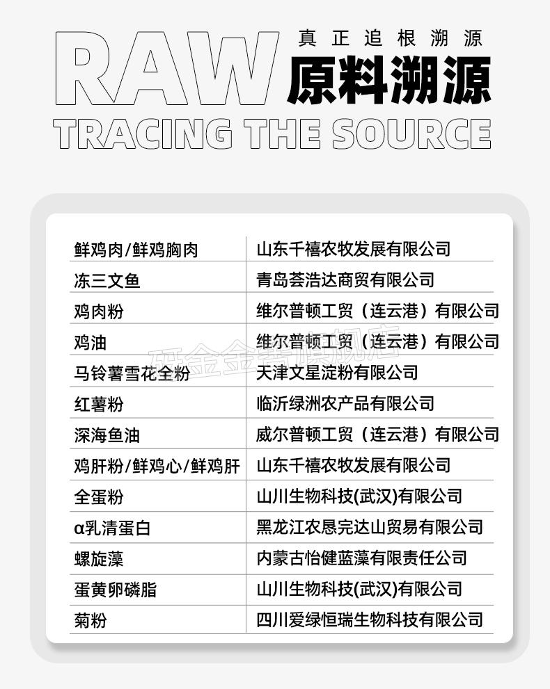 小愿叔叔猫粮 小愿叔叔5℃低温烘焙42蛋白猫粮定格食材营养减少软便