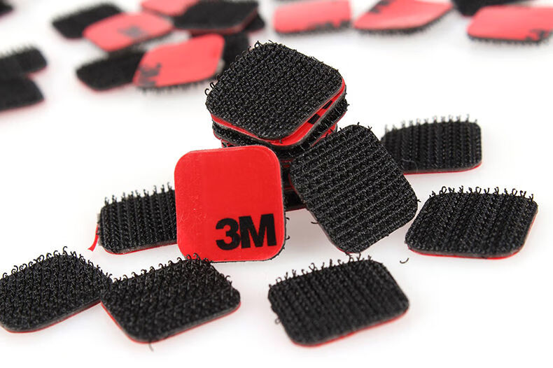 长正方形3m冲型背胶魔术贴3cm3cm批发尼龙环保冲型背胶魔术贴3cm2cm勾