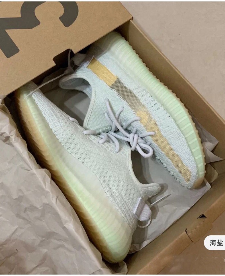 椰子鞋男yezi椰子鞋男夏季冰蓝灰橙麻布蓝蓝盒包装35