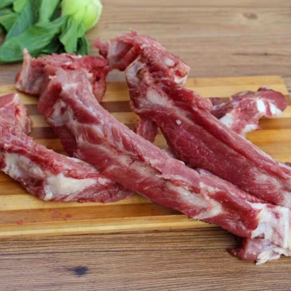 新鲜冷冻猪排骨排骨条无颈前排散养土猪排骨8斤