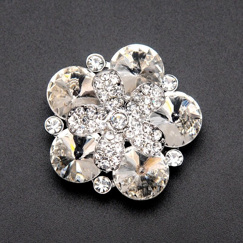 珍珠袖口子大衣钻扣水晶领扣纽扣百搭装饰袖扣白色1个38mm