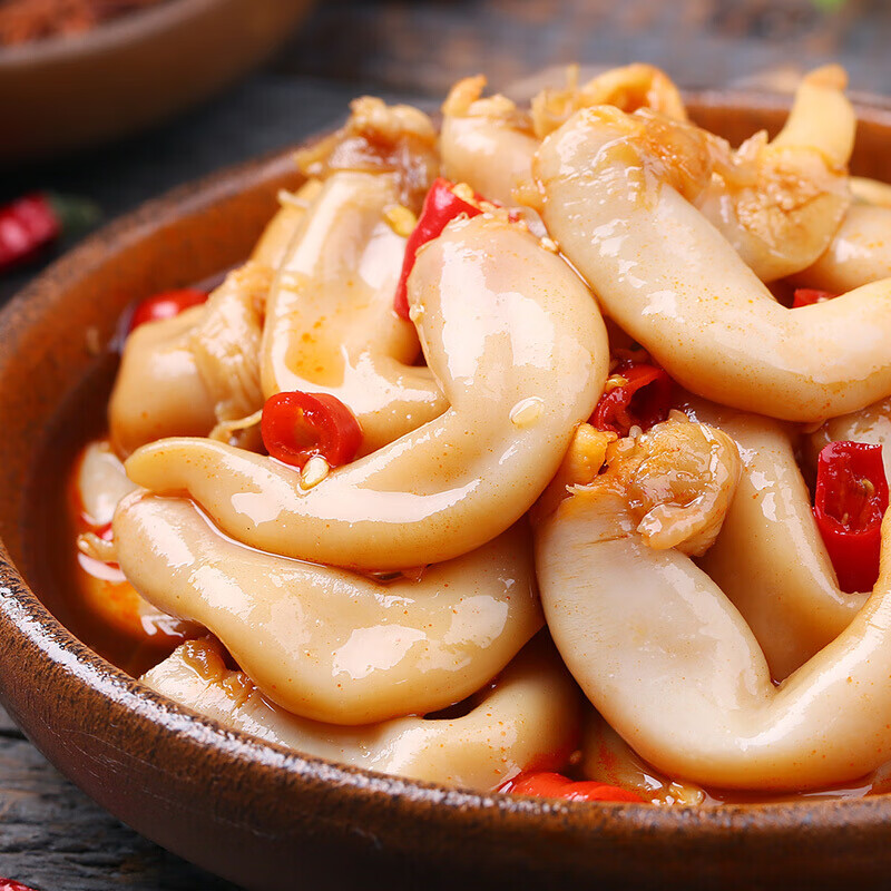 麻辣鸟贝金钩贝特产海鲜罐头下酒菜麻辣海鲜即食260g