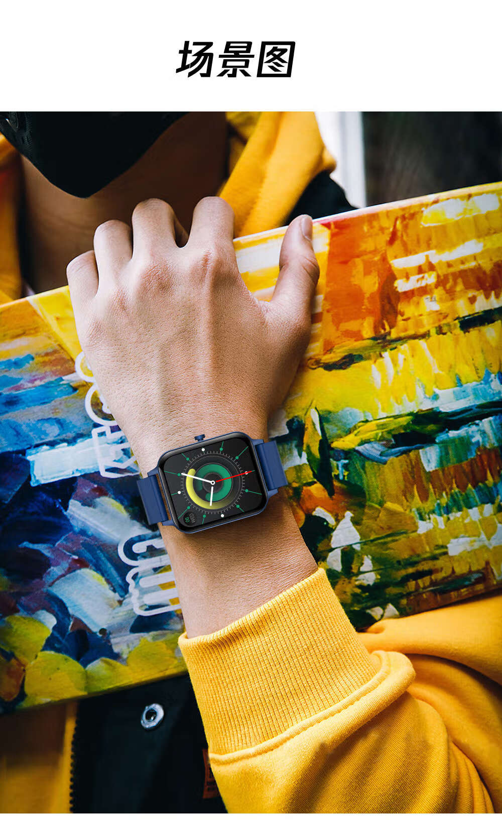 华为同款智能手表oppovivo手机太空人智能手表女蓝牙电话运动 钢带