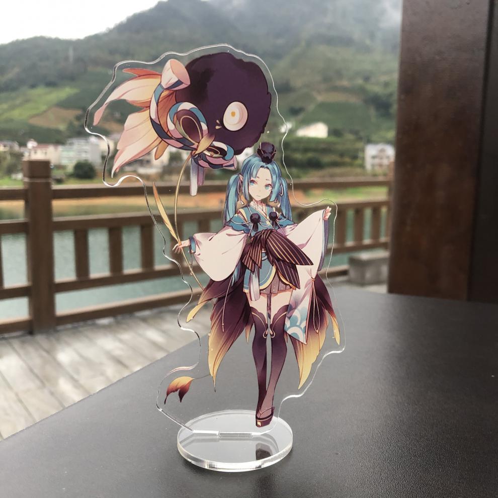 阴阳师立牌 聆海金鱼姬立牌 阴阳师鬼童丸缘结神 不知火星夜邀舞周边