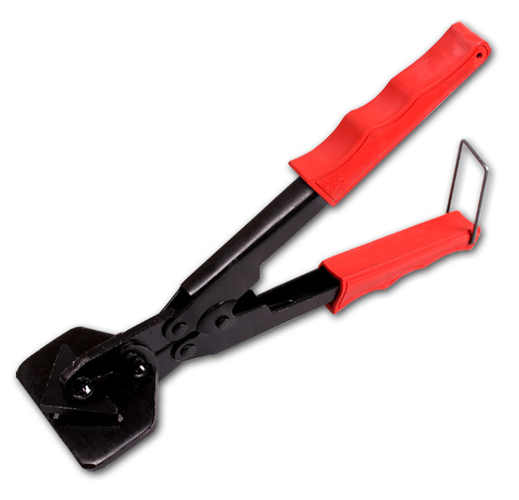 kt板边条钳u型封边条钳子90度kt钳直角钳金边条钳广告包边修边剪 黄