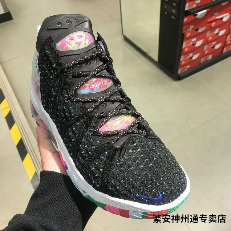 nike耐克联名纯原詹姆斯18代篮球鞋lbj18紫禁重器全鸳鸯实战耐磨