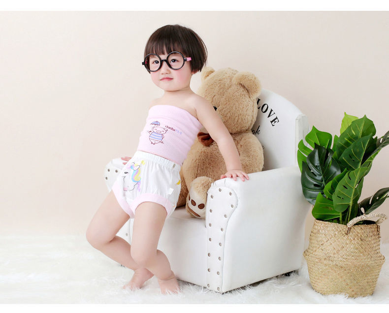 爱奇娃aiqiwa女童内裤纯棉宝宝内裤小女孩男学生童三角底裤衩婴幼儿