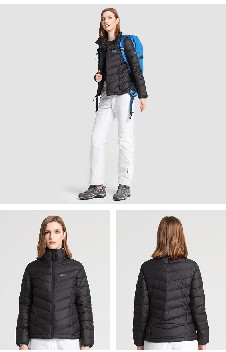 jack wolfskin/狼爪官方羽绒服女秋冬新品户外运动休闲都市时尚保暖