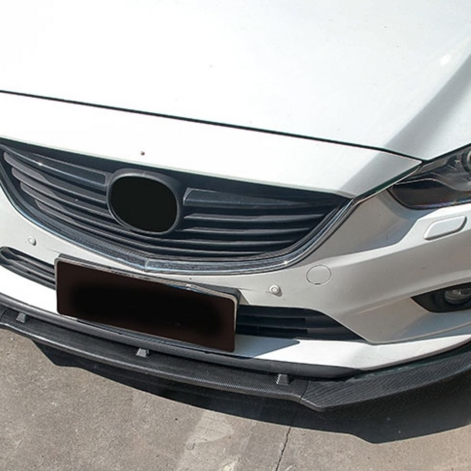 20142018马自达6阿特兹改装前唇大包围专用防撞马自达三段式前铲1418