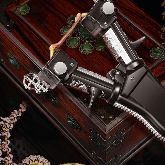 猫头鹰弹弓 怒火速射连发弹弓健身防身武1器车载神器男士礼品 经典款