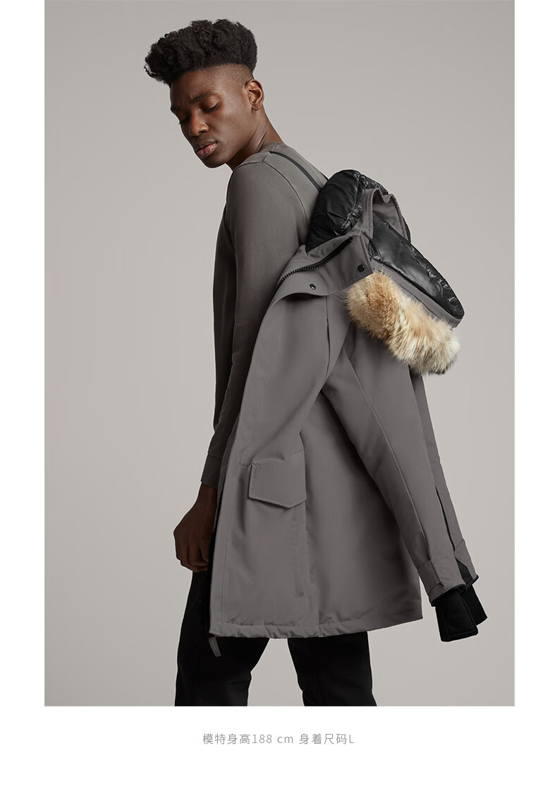 canada goose / 加拿大鹅 sherridon 黑标派克大衣 2073mb 258 水库蓝