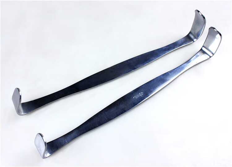 jz上海医疗器械金钟基础外科手术器械304不锈钢大号组织拉钩双头肌肉