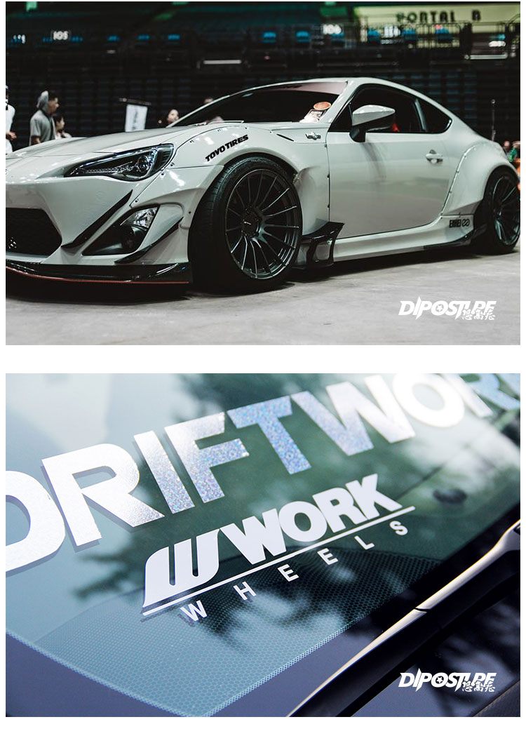 illest潮流车贴stance改装汽车贴个性遮挡划痕拉花车身贴纸 speed反光