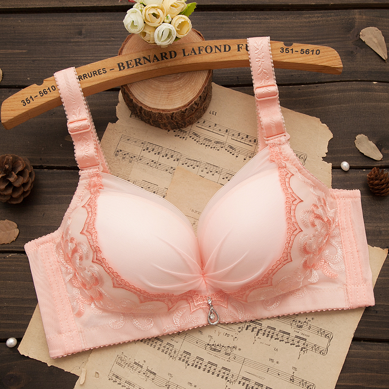 100%百分百新感觉内衣店无磁内衣女都市无钢圈聚拢调整型薄款大码夏季