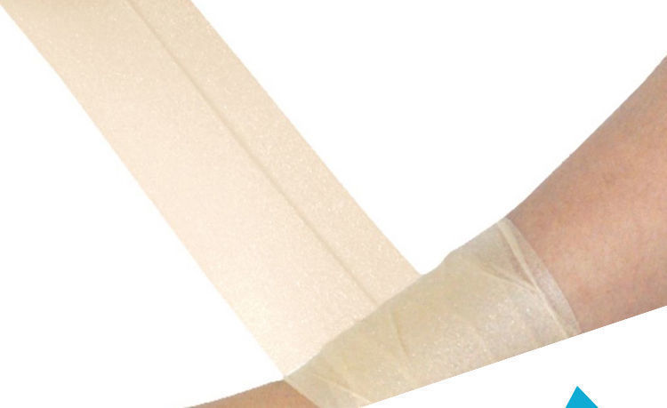 打脚绷带打底海绵皮肤膜搭配运动胶带白贴布肌肉贴打底