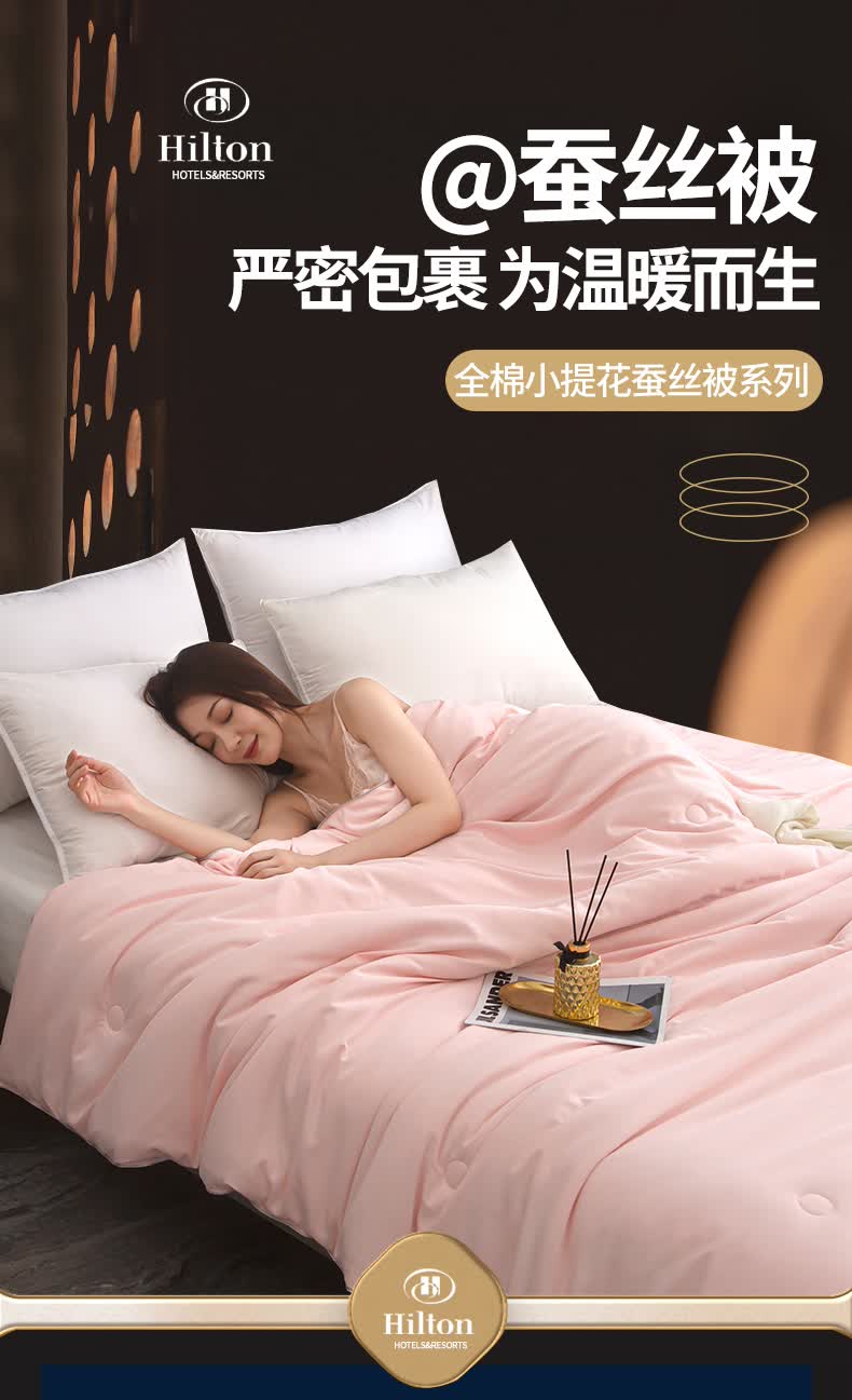 雅鹿家纺 夏凉被蚕丝被蚕丝被夏凉被单人夏被夏季薄款被子被芯春秋